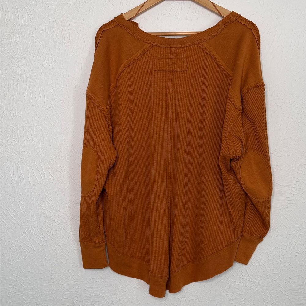 We The Free Free People Thermal Knit Shirt In Autumn Wildflower size small - Picture 6 of 14